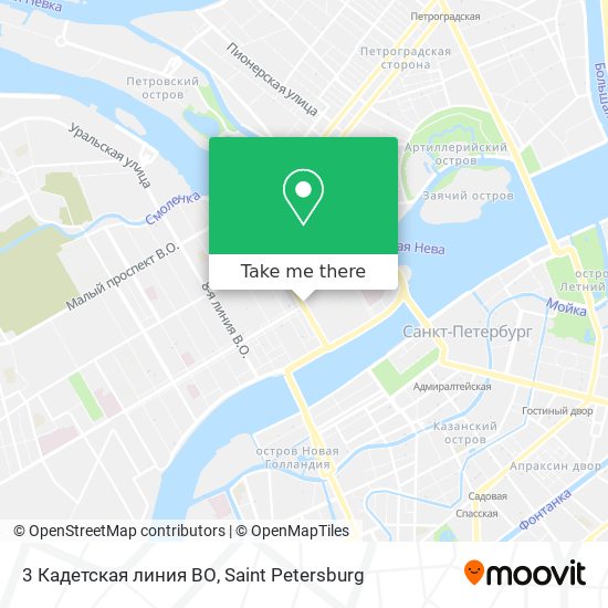 3 Кадетская линия ВО map