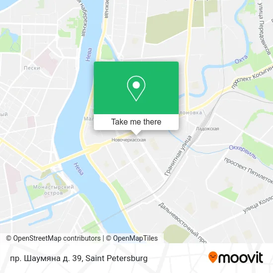 пр. Шаумяна д. 39 map
