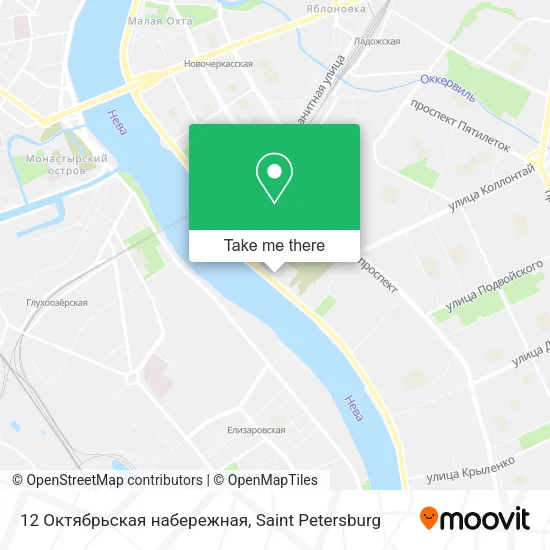 12 Октябрьская набережная map