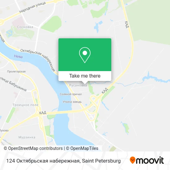 124 Октябрьская набережная map