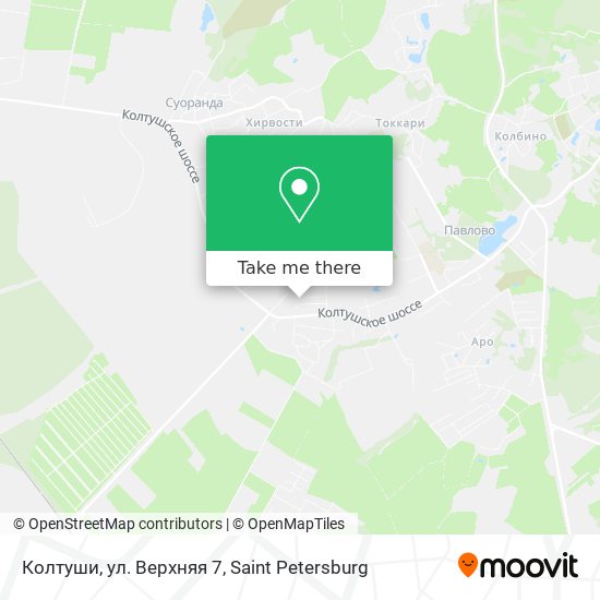 Колтуши, ул. Верхняя 7 map