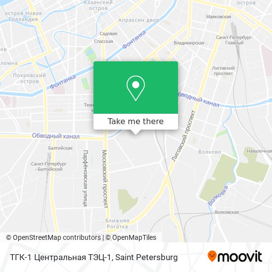 ТГК-1 Центральная ТЭЦ-1 map