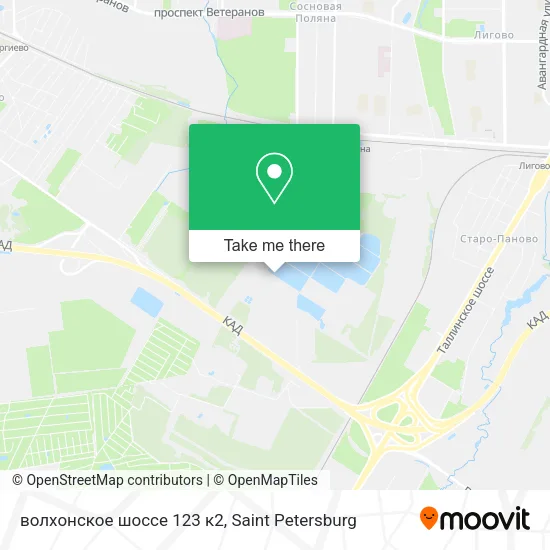 волхонское шоссе 123 к2 map