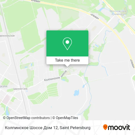 Колпинское Шоссе Дом 12 map