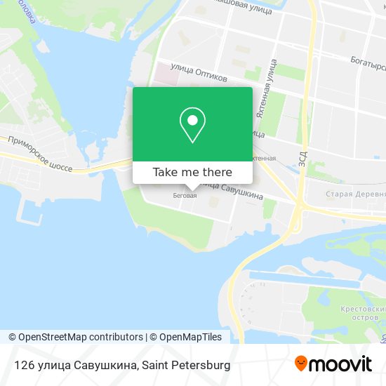 126 улица Савушкина map