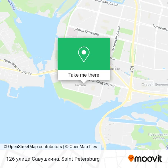 126 улица Савушкина map