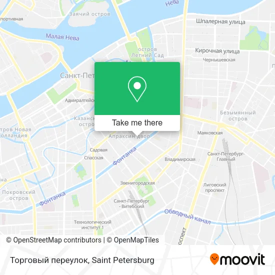 Торговый переулок map