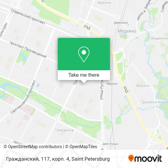 Гражданский, 117, корп. 4 map