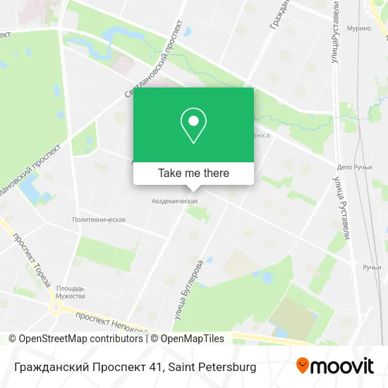 Гражданский Проспект 41 map