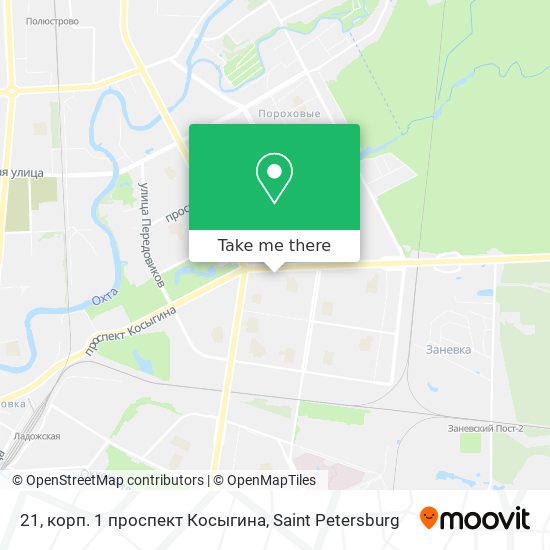 21, корп. 1 проспект Косыгина map