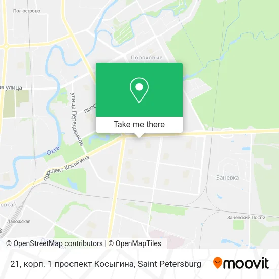 21, корп. 1 проспект Косыгина map