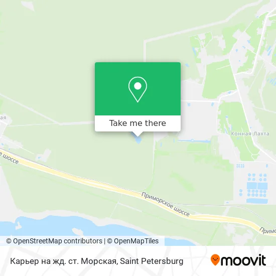 Карьер на жд. ст. Морская map