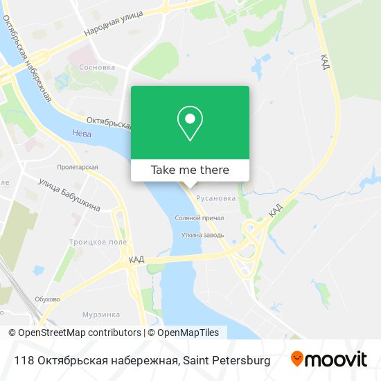118 Октябрьская набережная map