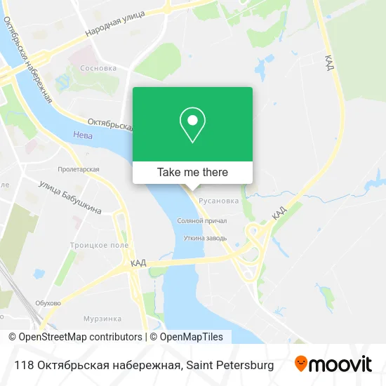 118 Октябрьская набережная map