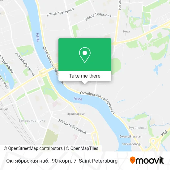 Октябрьская наб., 90 корп. 7 map