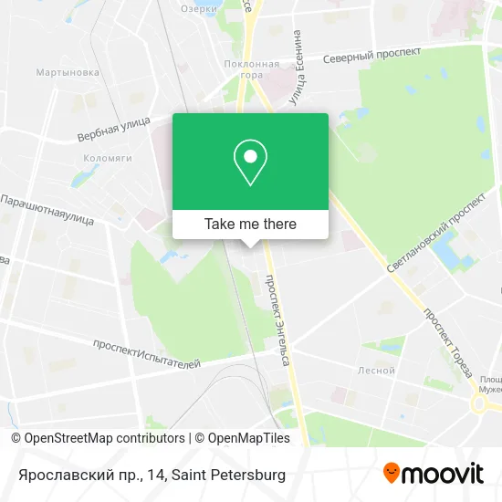 Ярославский пр., 14 map