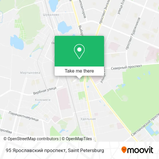95 Ярославский проспект map