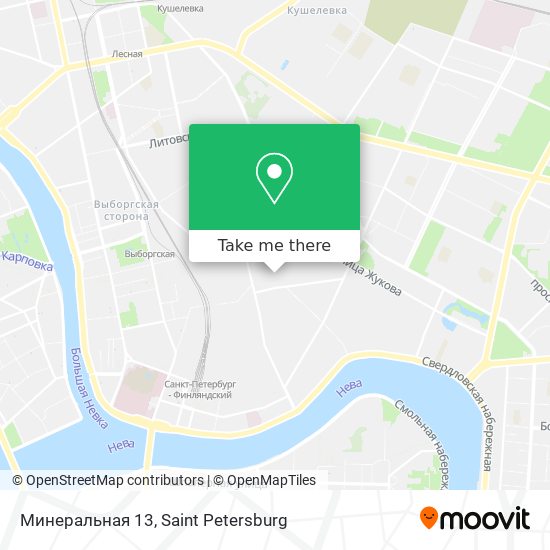 Минеральная  13 map