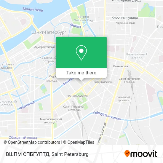 ВШПМ СПБГУПТД map