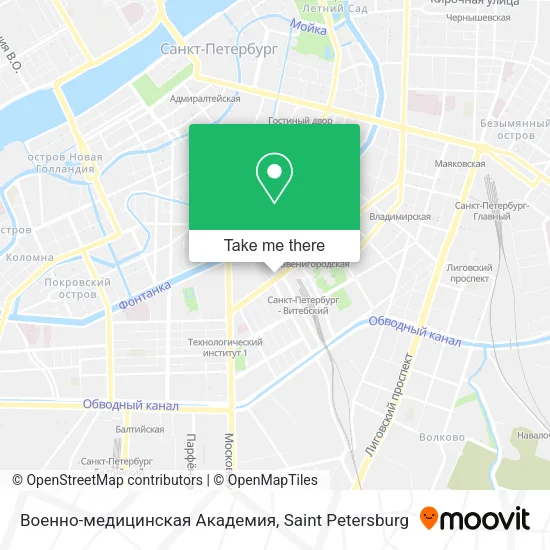 Военно-медицинская Академия map