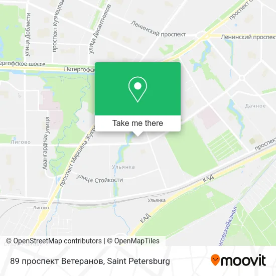 89 проспект Ветеранов map