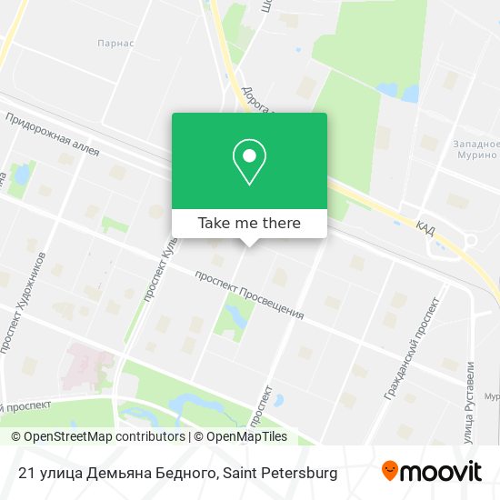 21 улица Демьяна Бедного map