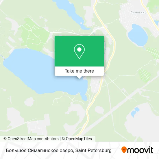 Большое Симагинское озеро map