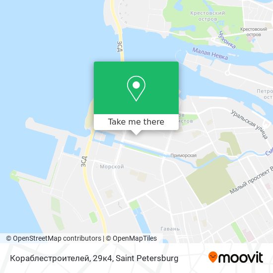 Кораблестроителей, 29к4 map