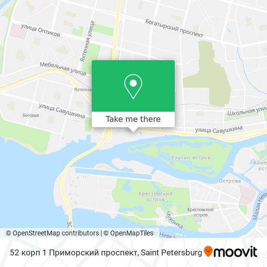 52 корп 1 Приморский проспект map