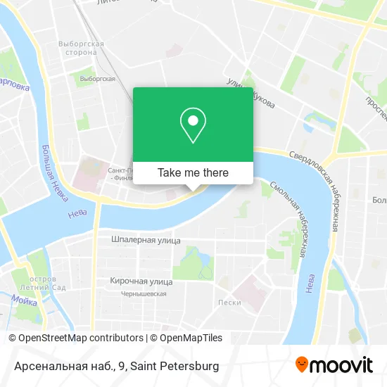Арсенальная наб., 9 map
