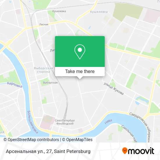 Арсенальная ул., 27 map