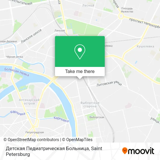 Детская Педиатрическая Больница map