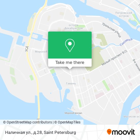 Наличная ул., д.28 map