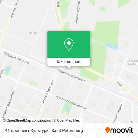 41 проспект Культуры map