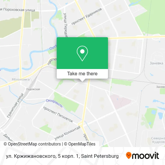 ул. Кржижановского, 5 корп. 1 map