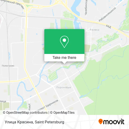 Улица Красина map