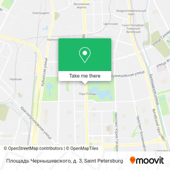 Площадь Чернышевского, д. 3 map