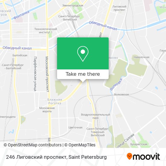 246 Лиговский проспект map