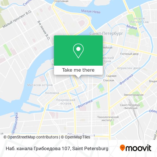 Наб. канала Грибоедова 107 map