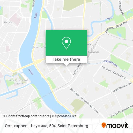 Ост. «просп. Шаумяна, 50» map