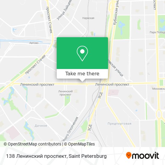 138 Ленинский проспект map