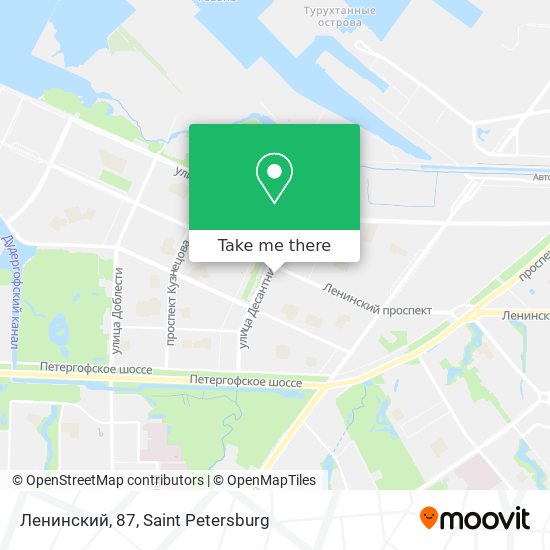 Ленинский, 87 map