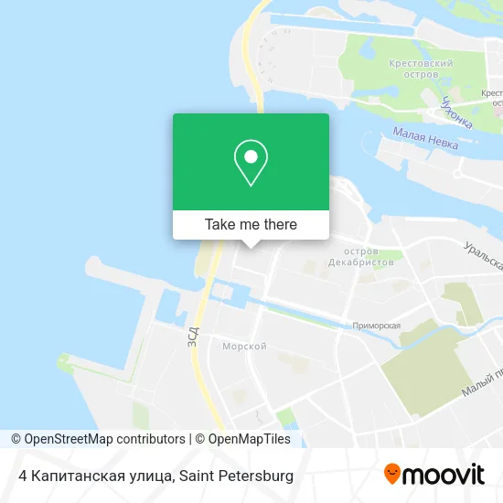 4 Капитанская улица map