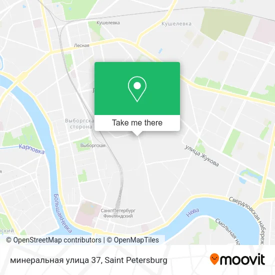 минеральная улица 37 map