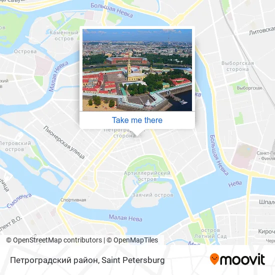 Петроградский район map