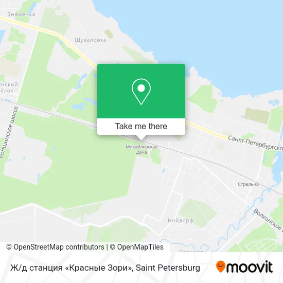 Ж/д станция «Красные Зори» map