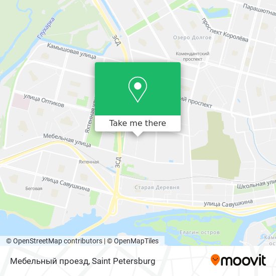 Мебельный проезд map