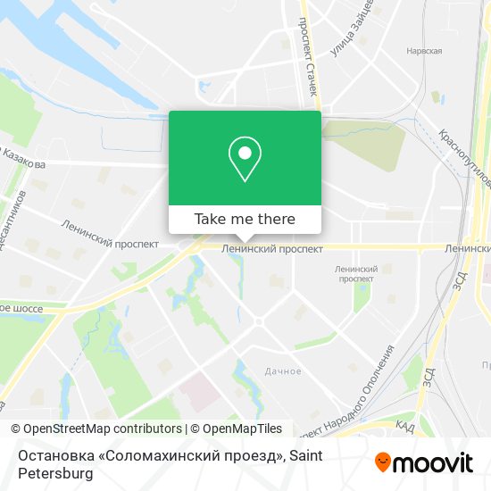 Остановка «Соломахинский проезд» map