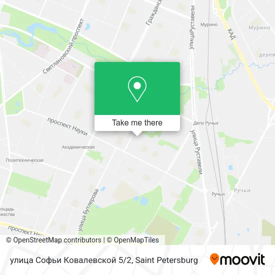 улица Софьи Ковалевской 5/2 map