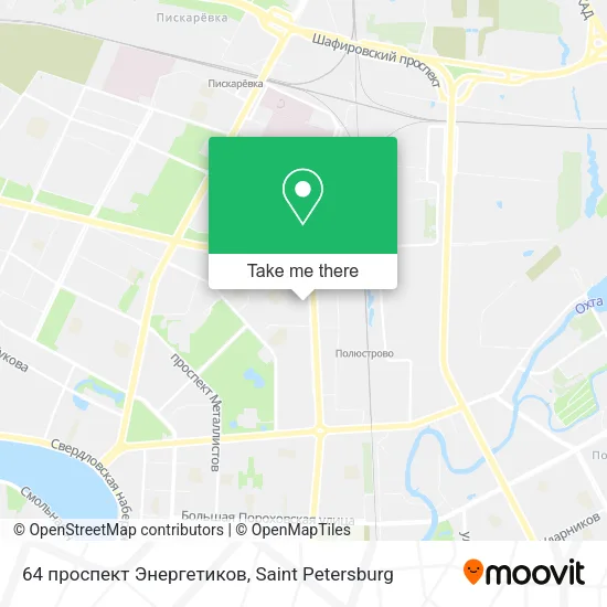 64 проспект Энергетиков map